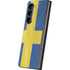 Sweden Flag Distressed Galaxy Z Fold5 5G Skin